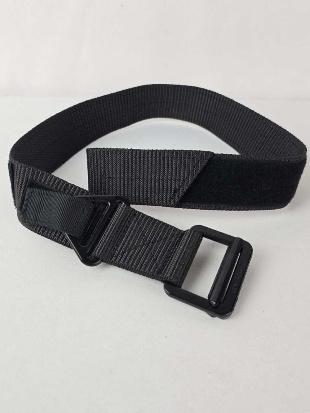 Black Tactical Utility Belt Adjustable Heavy Duty Nylon Military Style